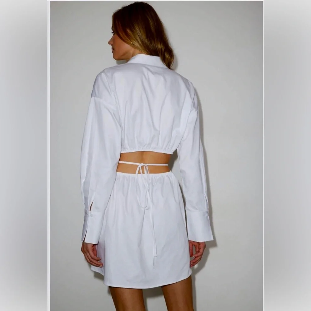 Dynamite White Mini Dress - Picture 6 of 7